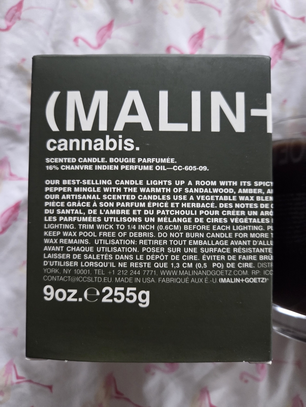 Malin+Goetz Cannabis Scented Candle - New